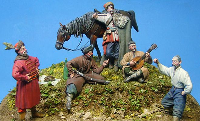 Ко Дню украинского казачества скидка на миниатюры Запорожских казаков - 10%