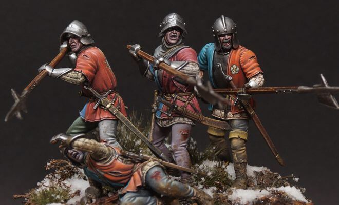 Скидка 15 %  ко Дню Шахтера на миниатюры рыцарей