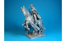 Конный Рыцарь тамплиер в бою на Святой земле, XIII век