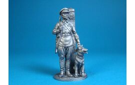 Младший сержант Пограничных войск с собакой, 1941 год