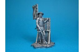 Асигару с аркебузам , XVI век оловянная миниатюра