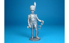 Французский генерал Савари. Командир гвардейских жандармов 1812 год оловянная миниатюра