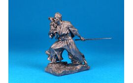 Самурай защищает своего сына