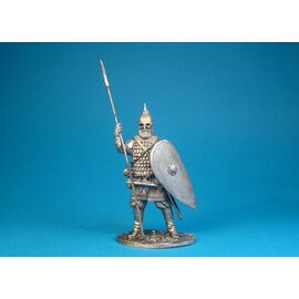 Русский дружинник готовый к бою, XIV век