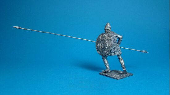 Педзетайр первых рядов фаланги армии Александра Македонского, III-IV век до н.э.