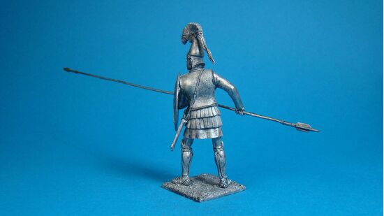 Сариссофор первых рядов фаланги армии Александра Македонского III-IV век до н.э.