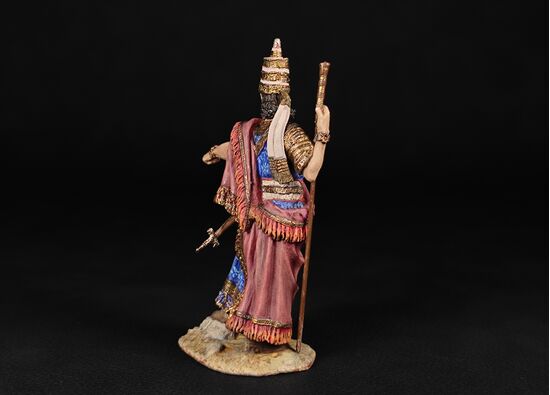 Царь Ассирии Саргон II, 722-705 года до н.э. в росписи