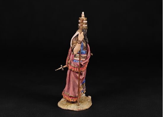 Царь Ассирии Саргон II, 722-705 года до н.э. в росписи