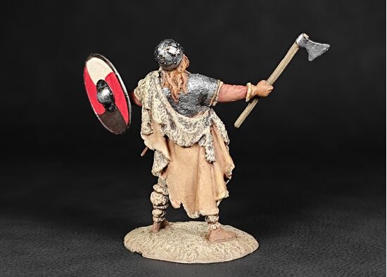 Викинг из воинов Волки Одина, IX-X века в росписи