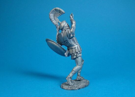 Афинский гоплит отбивает удар Спартанца 431-404 год до н.э.