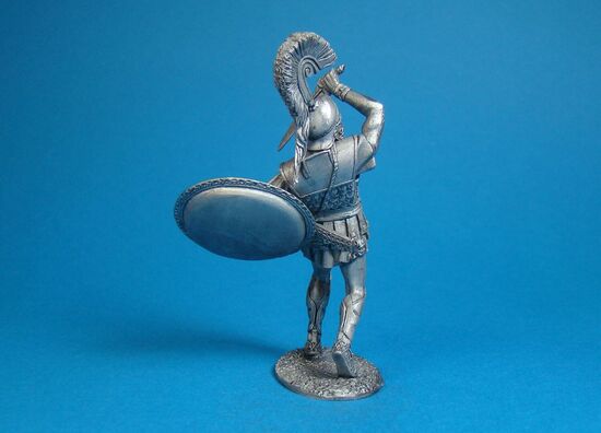 Афинский гоплит отбивает удар Спартанца 431-404 год до н.э.