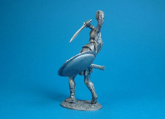 Афинский гоплит отбивает удар Спартанца 431-404 год до н.э.