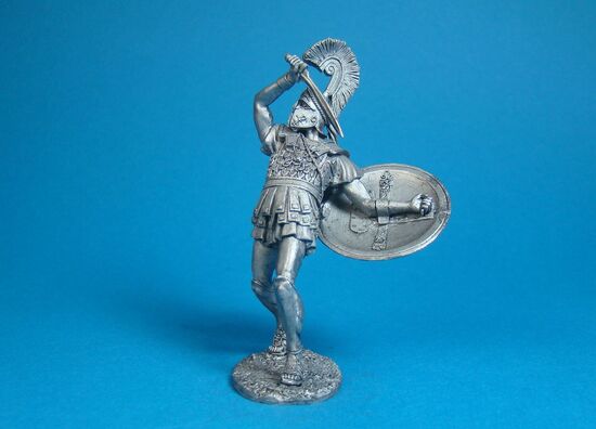 Афинский гоплит отбивает удар Спартанца 431-404 год до н.э.