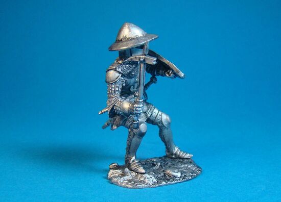 Немецкий рыцарь с боевым молотом, XIV век