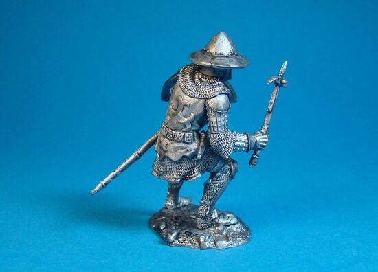 Немецкий рыцарь с боевым молотом, XIV век