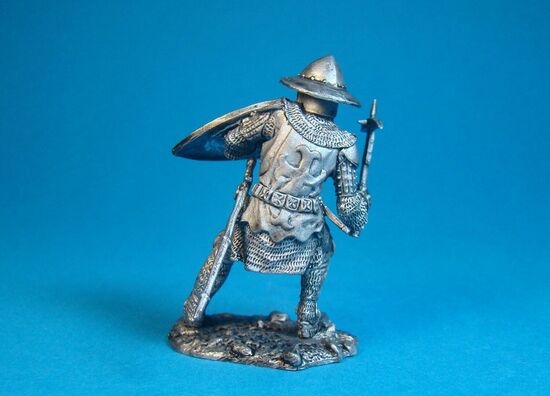 Немецкий рыцарь с боевым молотом, XIV век