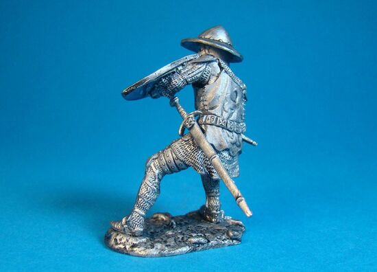 Немецкий рыцарь с боевым молотом, XIV век