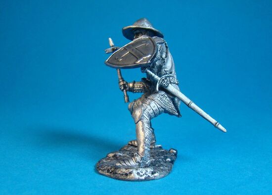 Немецкий рыцарь с боевым молотом, XIV век