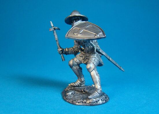 Немецкий рыцарь с боевым молотом, XIV век