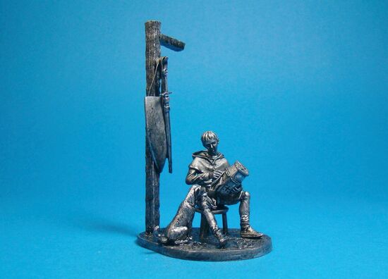 Оруженосец и его собака, XIII век