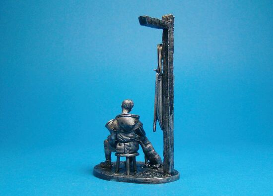 Оруженосец и его собака, XIII век