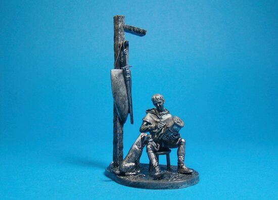 Оруженосец и его собака, XIII век