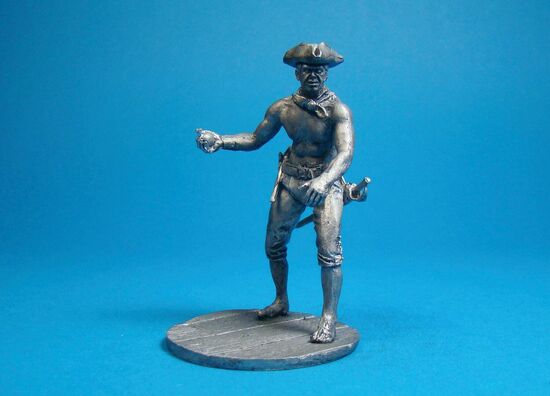 Пират с гранатой, XVIII век