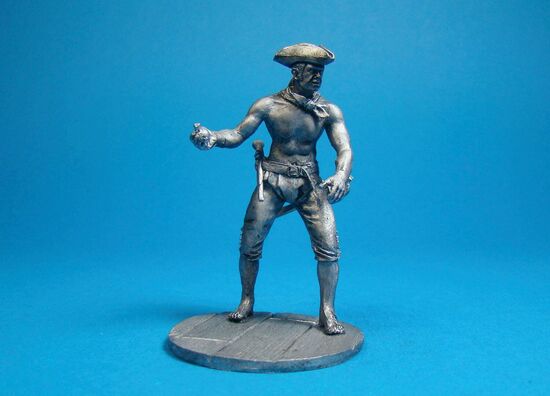 Пират с гранатой, XVIII век