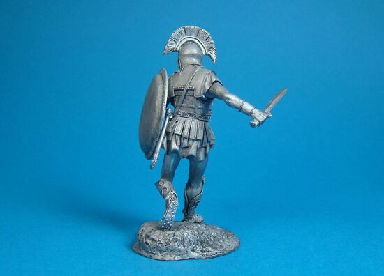 Спартанский гоплит в нападении. Война Афин и Спарты 431-404 год до н.э.