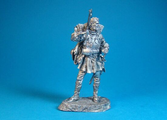 Средневековый ветеран наемник, XIV век