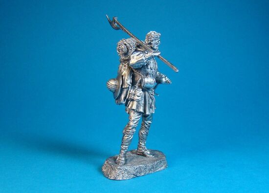 Средневековый ветеран наемник, XIV век