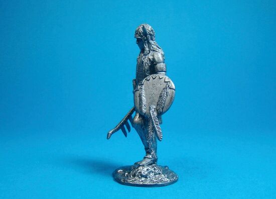 Воин Сиу коренной житель Америки