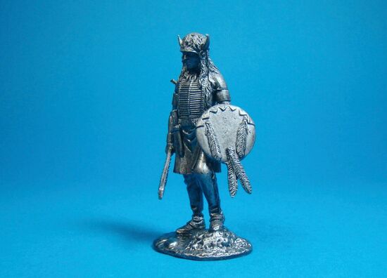 Воин Сиу коренной житель Америки