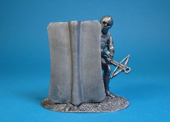 Арбалетчик с пависовым щитом, XV век