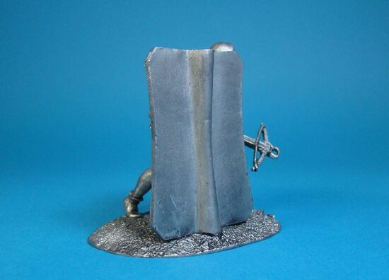 Арбалетчик с пависовым щитом, XV век