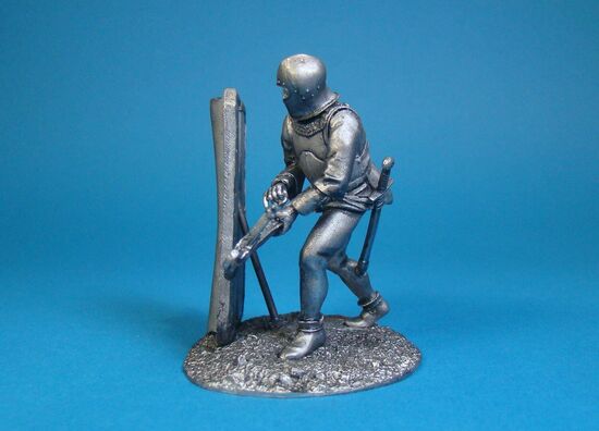 Арбалетчик с пависовым щитом, XV век