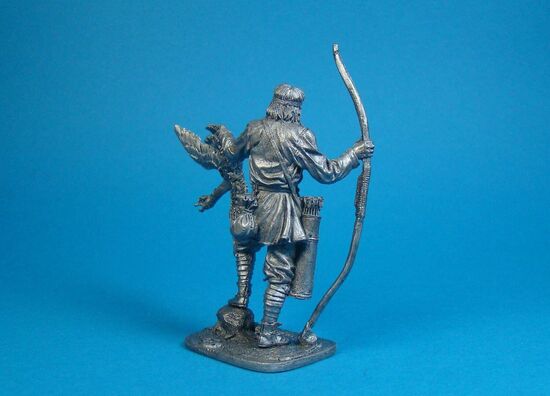 Викинг-лучник с гусем, IX-X века