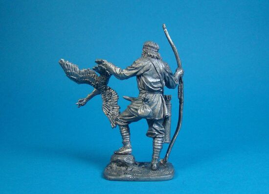 Викинг-лучник с гусем, IX-X века