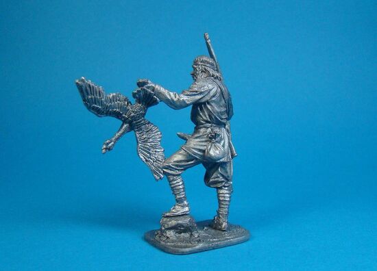 Викинг-лучник с гусем, IX-X века