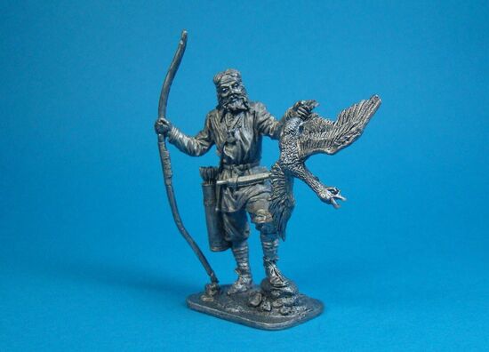 Викинг-лучник с гусем, IX-X века