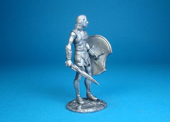 Ахиллес, герой Троянской войны оловянная миниатюра
