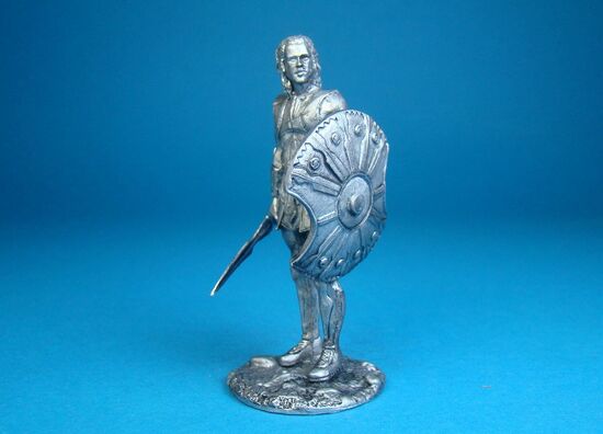 Ахиллес, герой Троянской войны оловянная миниатюра