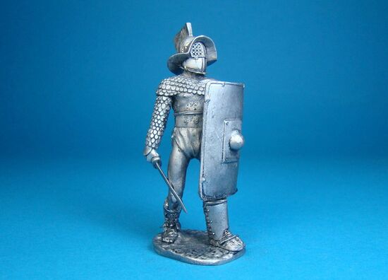 Гладиатор Мурмиллон готов к бою оловянная миниатюра