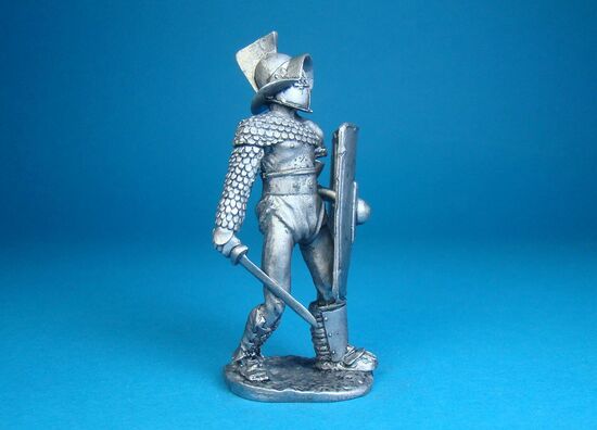 Гладиатор Мурмиллон готов к бою оловянная миниатюра
