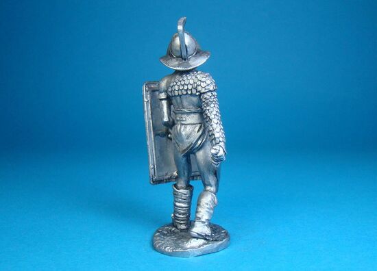 Гладиатор Мурмиллон готов к бою оловянная миниатюра
