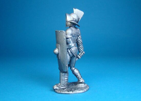 Гладиатор Мурмиллон готов к бою оловянная миниатюра