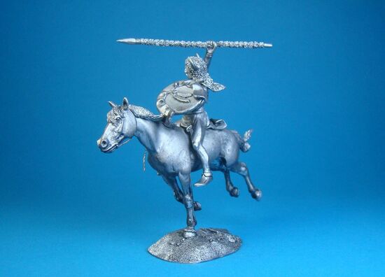 Индеец племени Сиу на тропе войны