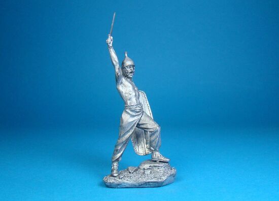 Кельтский воин, I век н.э. оловянная миниатюра