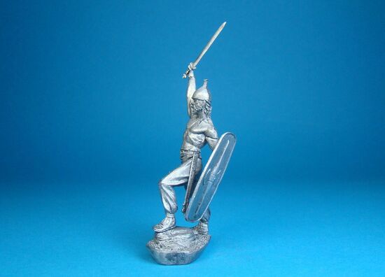 Кельтский воин, I век н.э. оловянная миниатюра