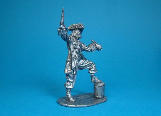 Пират, XVIII век оловянная миниатюра